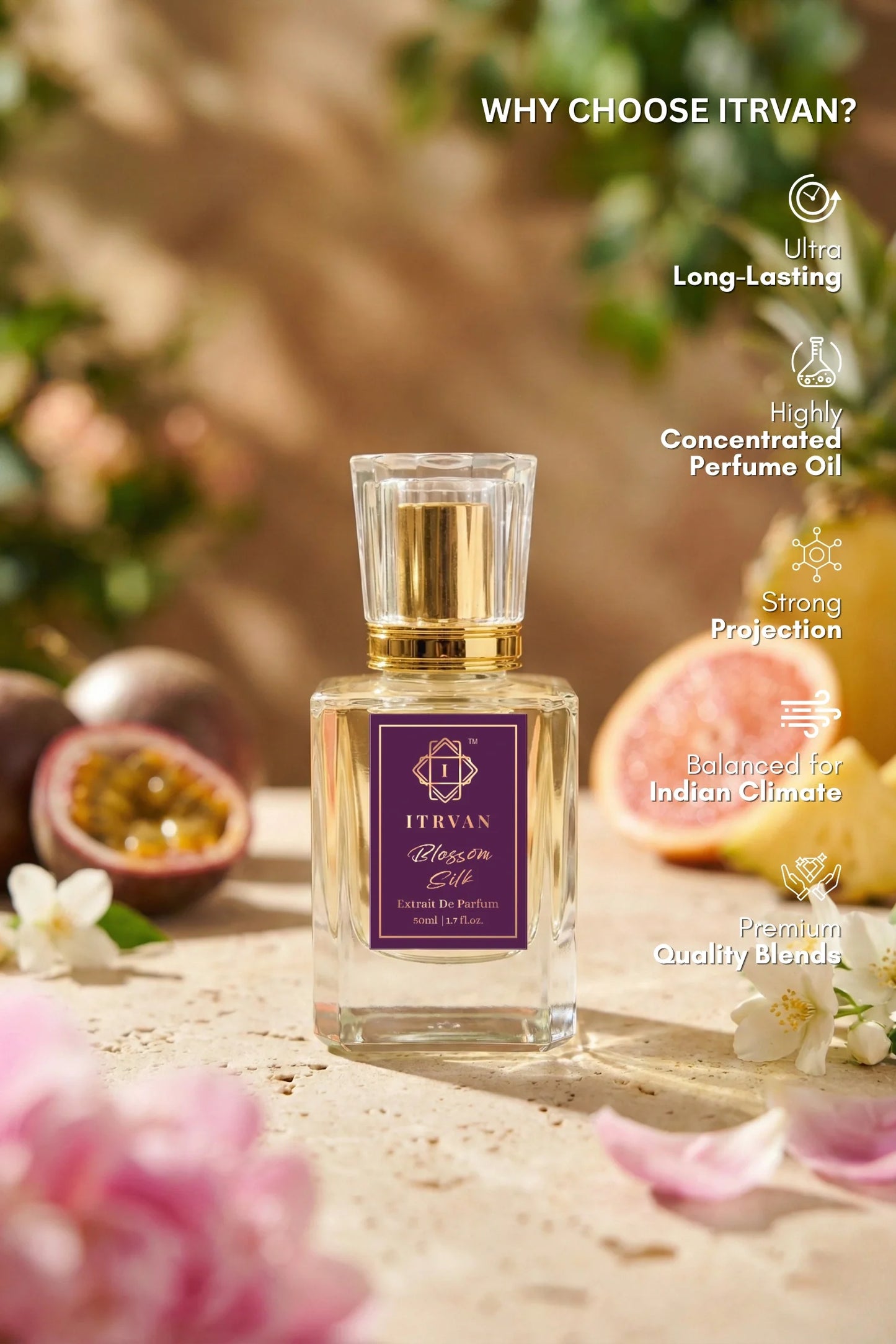 Blossom Silk – Extrait De Parfum Itrvan Perfumes