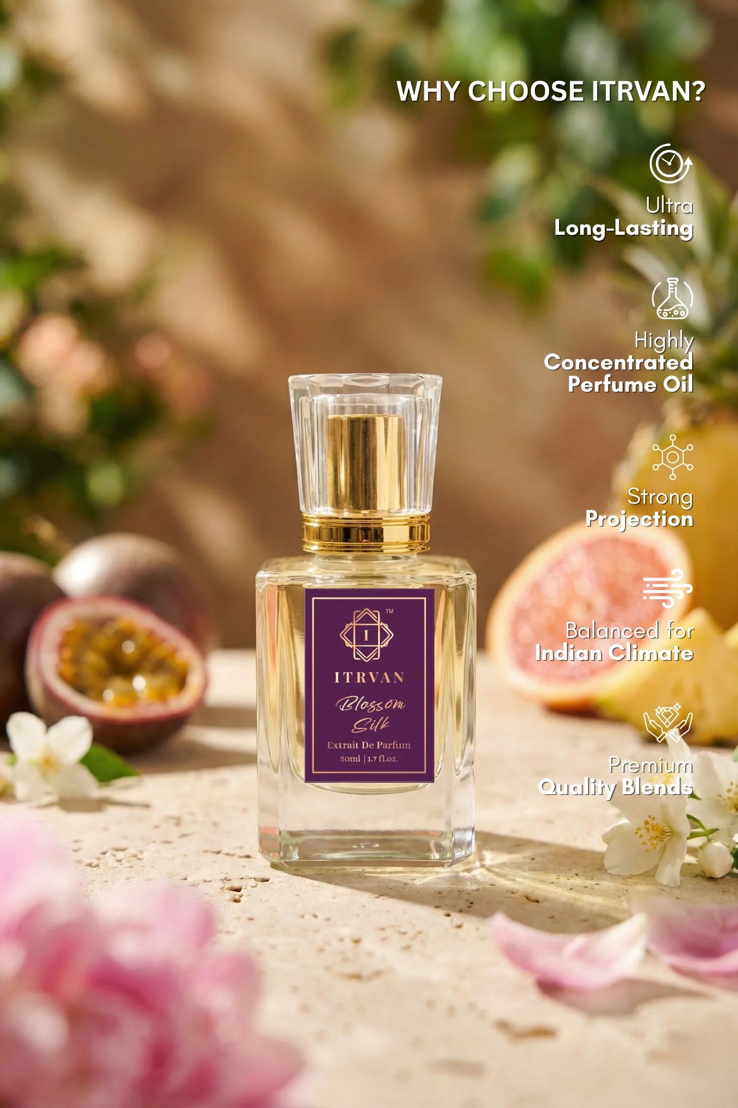 Blossom Silk – Extrait De Parfum Itrvan Perfumes